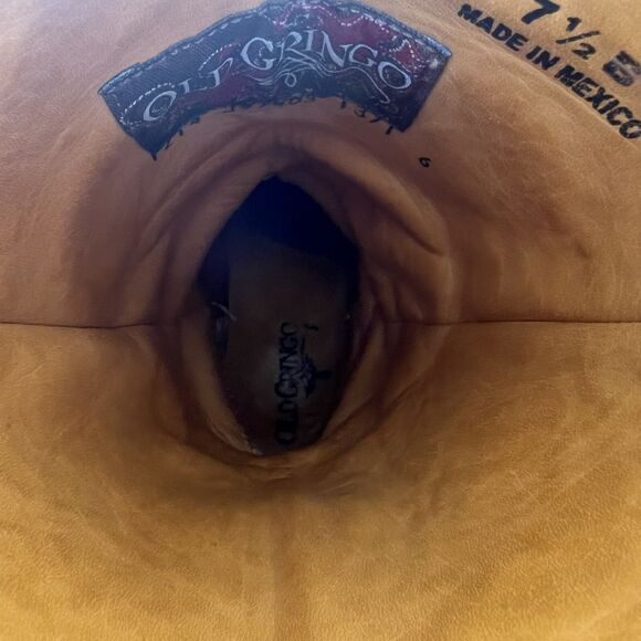 Old Gringo Tiegan Western Cowboy Boots Extremely Rare 7.5 Colorful Embroidered - Picture 14 of 16